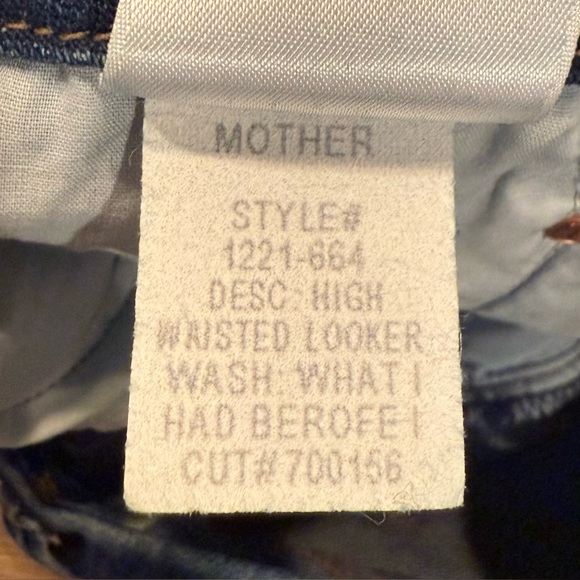 Mother High Waisted Looker What I Had‎ Before I Had You Skinny Jeans Size 27 - Picture 13 of 14